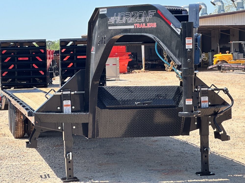 30' FHZ Gooseneck Deckover (2) 12K Axles Mega Ramps 25.9 GVWR - Heavy Duty Deckover/DO 12K MR - Stryker Dealership Group