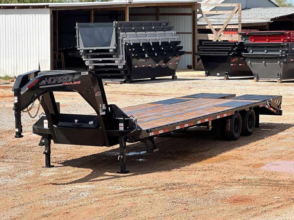 30' FHZ Gooseneck Deckover (2) 12K Axles Mega Ramps 25.9 GVWR - Heavy Duty Deckover/DO 12K MR - Stryker Dealership Group