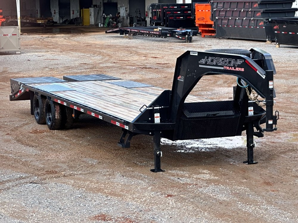 30' FHZ Gooseneck Deckover (2) 12K Axles Mega Ramps 25.9 GVWR - Heavy Duty Deckover/DO 12K MR - Stryker Dealership Group