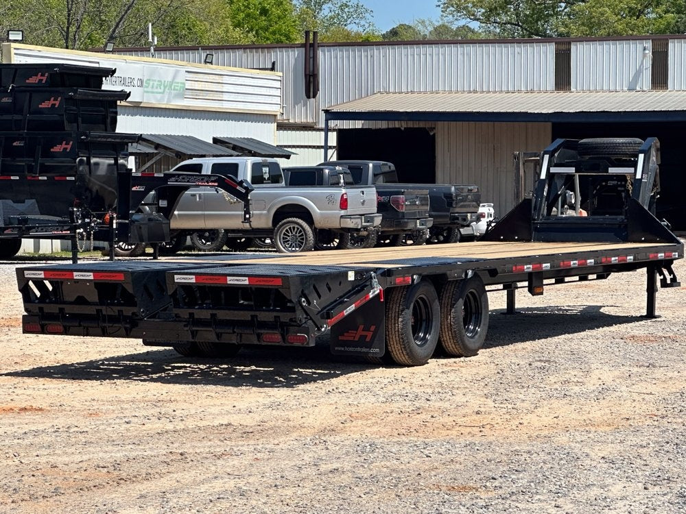 30' FHZ Gooseneck Deckover (2) 12K Axles Mega Ramps 25.9 GVWR - Heavy Duty Deckover/DO 12K MR - Stryker Dealership Group