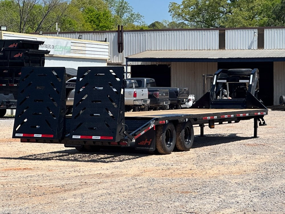 30' FHZ Gooseneck Deckover (2) 12K Axles Mega Ramps 25.9 GVWR - Heavy Duty Deckover/DO 12K MR - Stryker Dealership Group