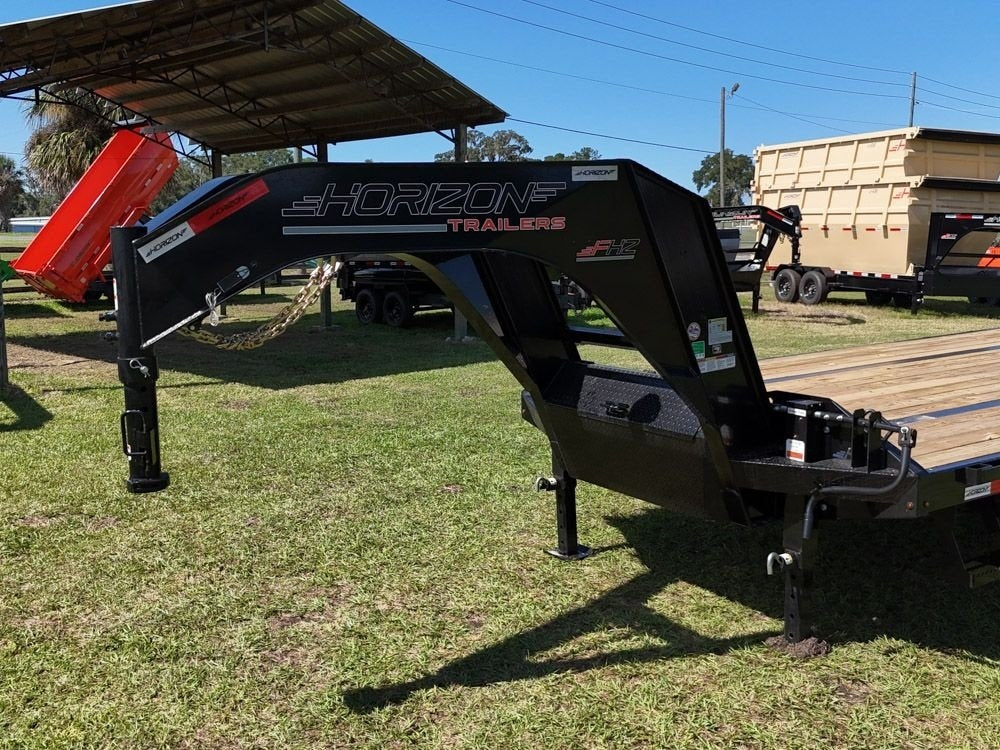 30' FHZ Gooseneck Deckover w/ Mega Ramps (2) 10K Axles - Heavy Duty Deckover/DO 10K MR DW - Stryker Dealership Group