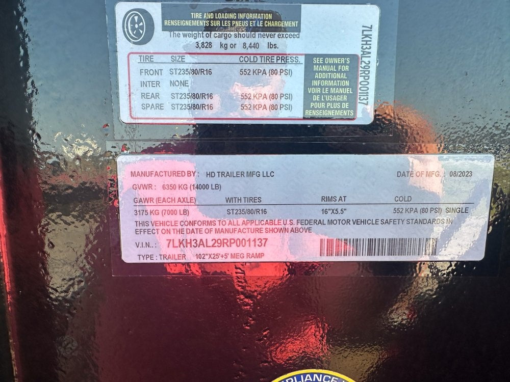 30' HD Gooseneck Mega Ramps 7k Axles - Super Single Deckover/DO 7K MR - Stryker Dealership Group