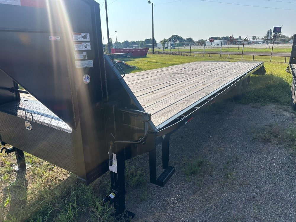 30' HD Gooseneck Mega Ramps 7k Axles - Super Single Deckover/DO 7K MR - Stryker Dealership Group