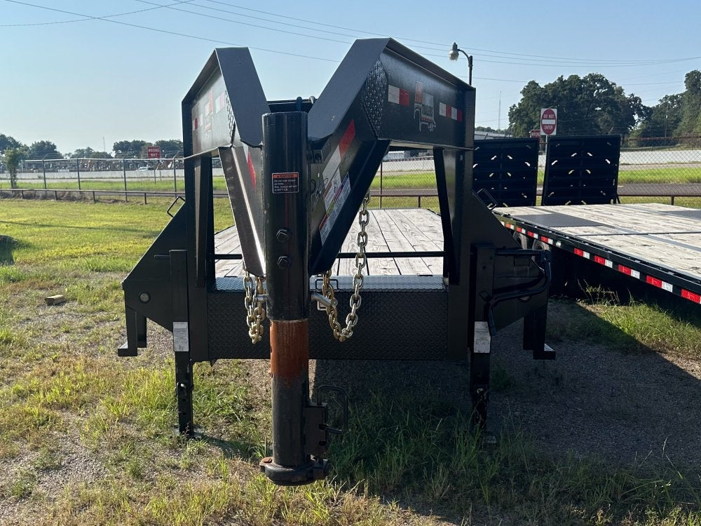 30' HD Gooseneck Mega Ramps 7k Axles - Super Single Deckover/DO 7K MR - Stryker Dealership Group