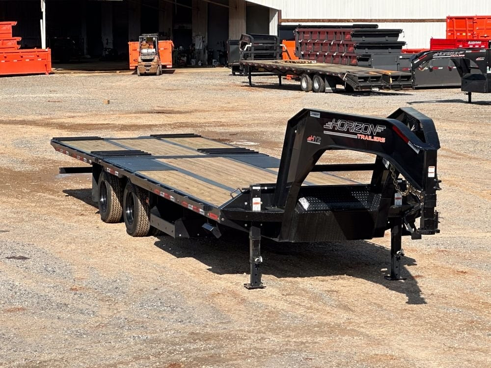 30' HYZ Gooseneck Flat deck Hydraulic Dovetail - Hydraulic Dovetail - Stryker Dealership Group
