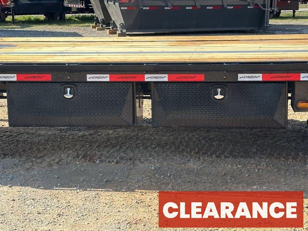30' HYZ Gooseneck Flat deck Hydraulic Dovetail - Hydraulic Dovetail - Stryker Dealership Group