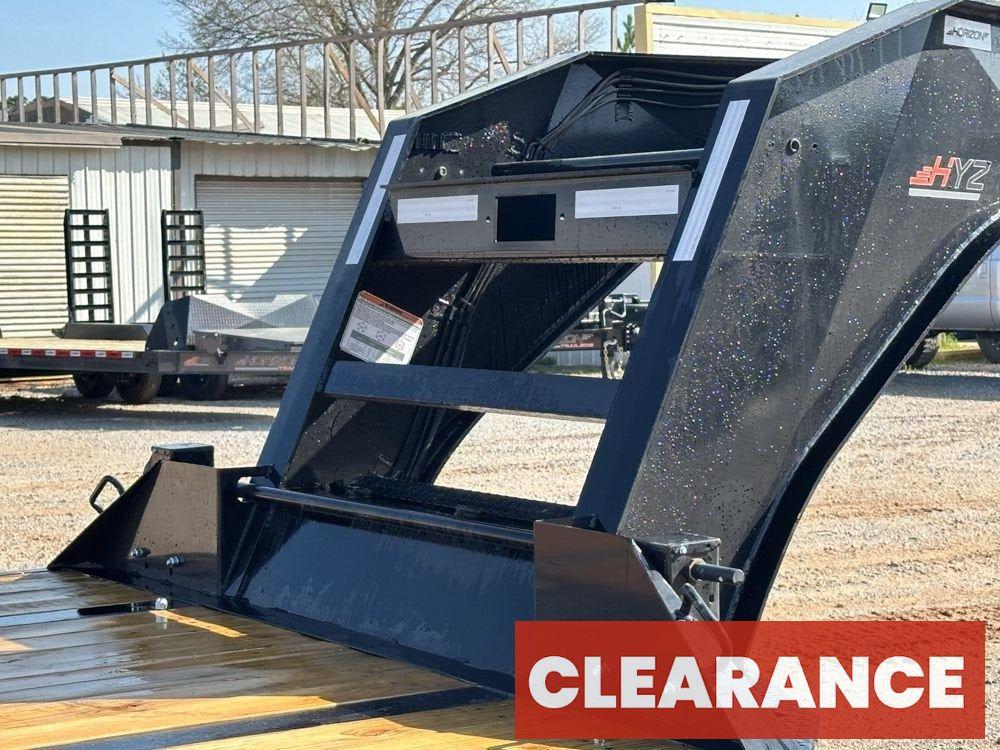 30' HYZ Gooseneck Flat deck Hydraulic Dovetail - Hydraulic Dovetail - Stryker Dealership Group