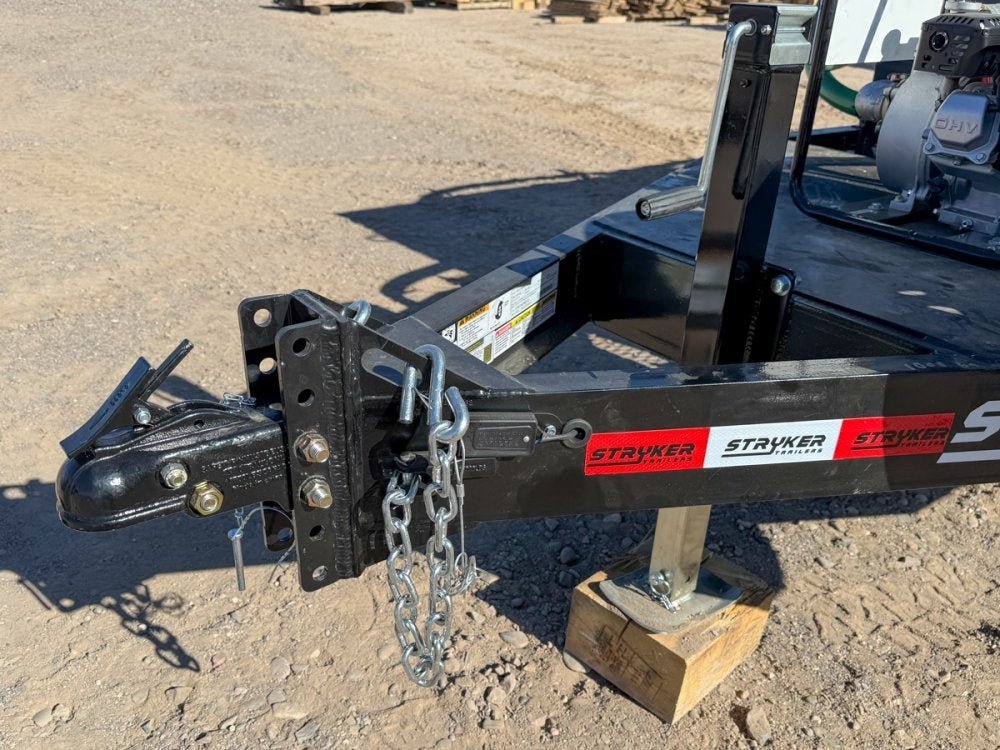 1500 Gallon Water Tank Trailer with Pump and Hose 004958