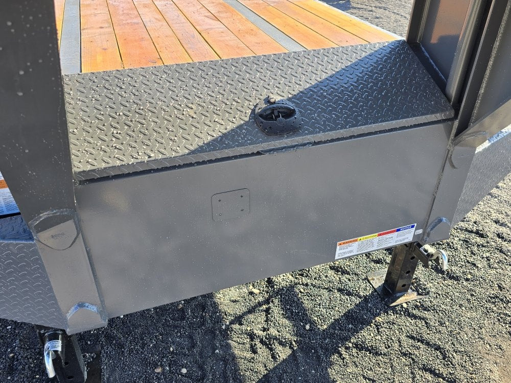 32' DKO Gooseneck Deckover 27' + 5' Mega Ramps (2) 12K Axles - Dual Wheel Deckover/DO 12K MR - Stryker Dealership Group