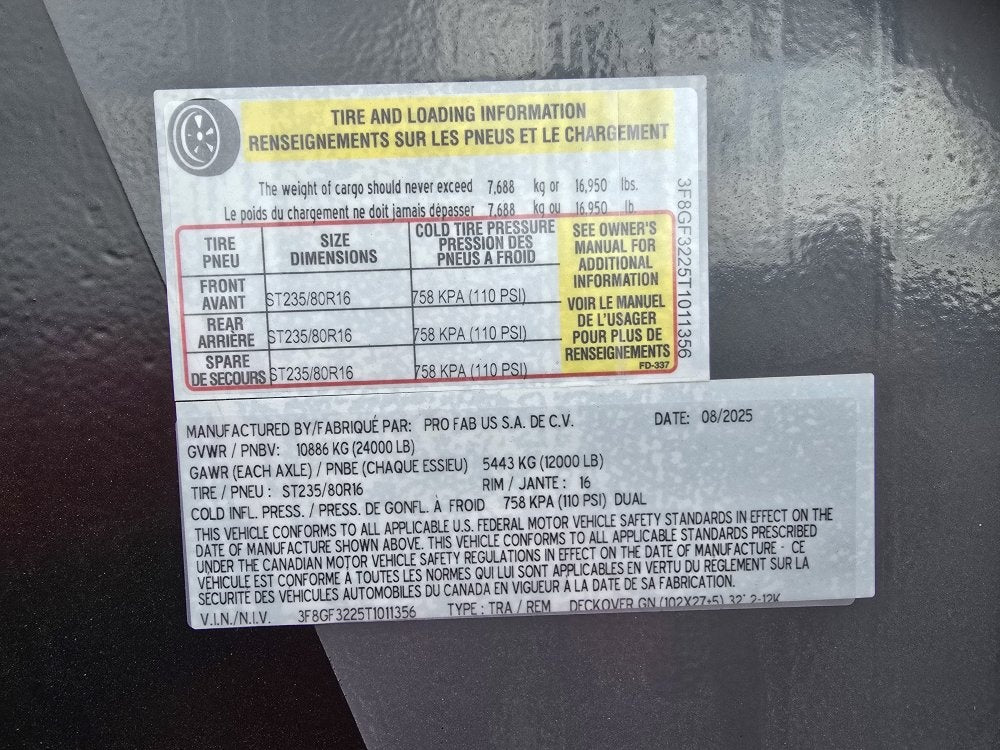 32' DKO Gooseneck Deckover 27' + 5' Mega Ramps (2) 12K Axles - Dual Wheel Deckover/DO 12K MR - Stryker Dealership Group