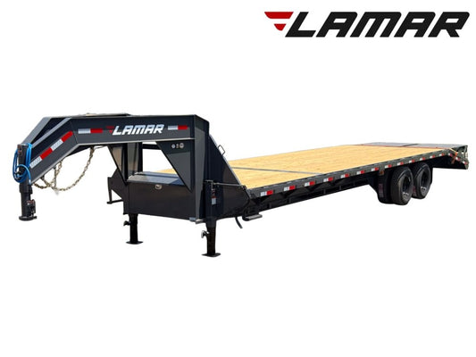 32' FD Gooseneck Mega Ramps 12k Axles Rhino Ramps - Dual Wheel Deckover/DO 12K MR - Stryker Dealership Group