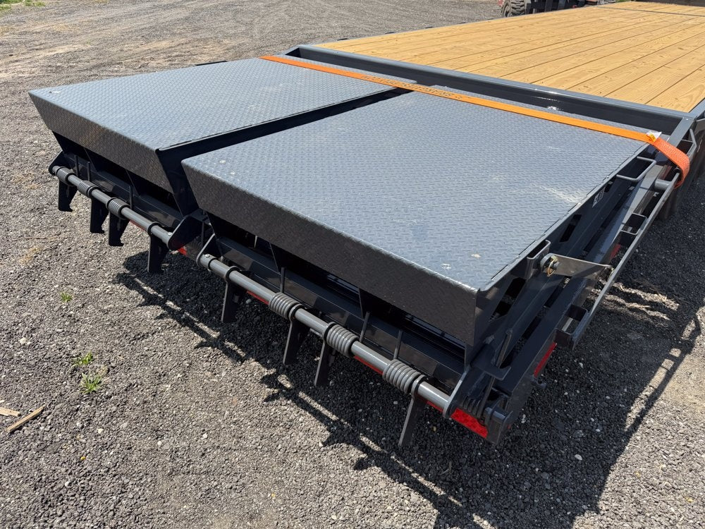 32' FD Gooseneck Mega Ramps 12k Axles Rhino Ramps - Dual Wheel Deckover/DO 12K MR - Stryker Dealership Group