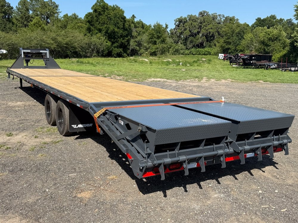 32' FD Gooseneck Mega Ramps 12k Axles Rhino Ramps - Dual Wheel Deckover/DO 12K MR - Stryker Dealership Group