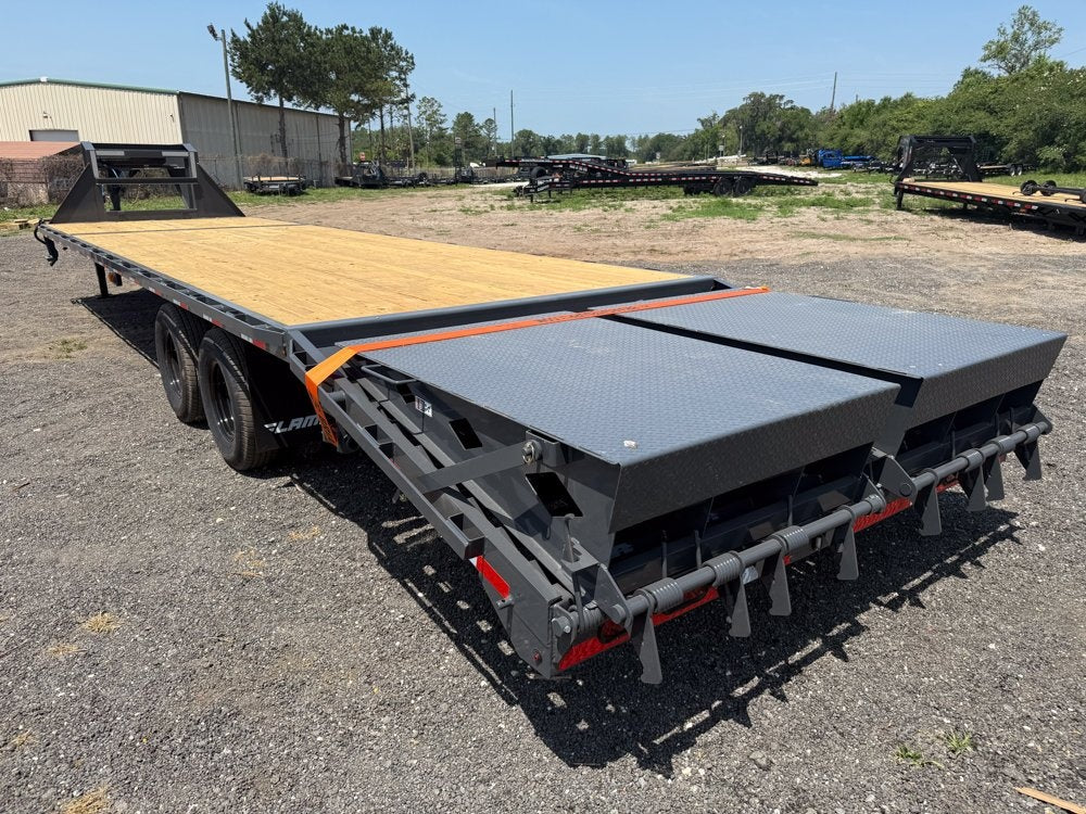 32' FD Gooseneck Mega Ramps 12k Axles Rhino Ramps - Dual Wheel Deckover/DO 12K MR - Stryker Dealership Group