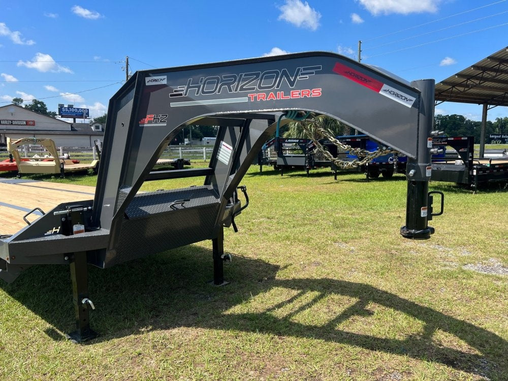 32' FHZ Gooseneck Deckover w/ Mega Ramps (2) 10K Axles - Heavy Duty Deckover/DO 10K MR DW - Stryker Dealership Group