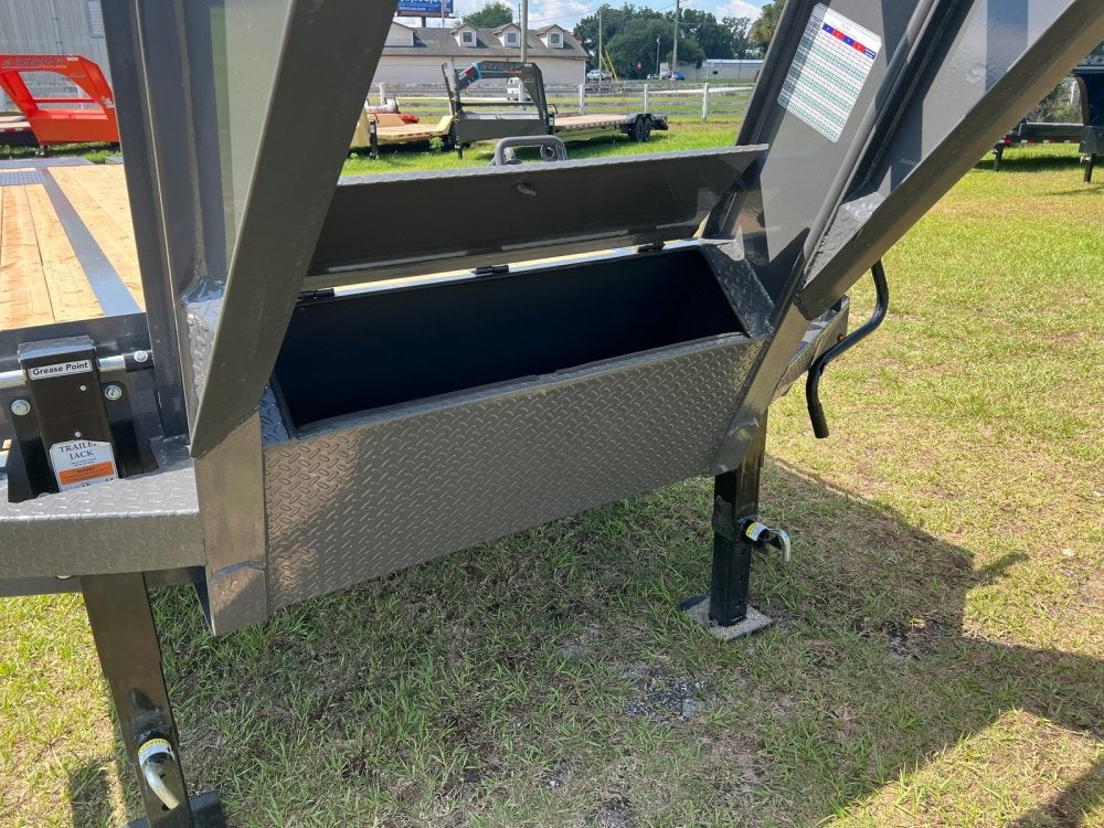 32' FHZ Gooseneck Deckover w/ Mega Ramps (2) 10K Axles - Heavy Duty Deckover/DO 10K MR DW - Stryker Dealership Group