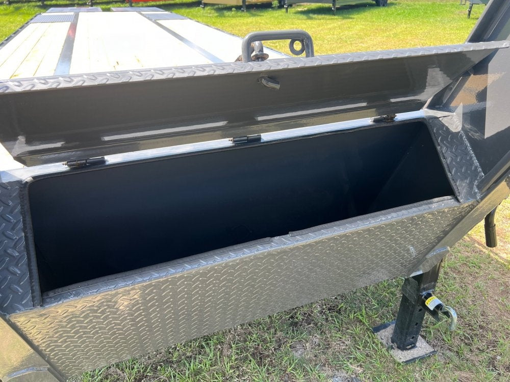 32' FHZ Gooseneck Deckover w/ Mega Ramps (2) 10K Axles - Heavy Duty Deckover/DO 10K MR DW - Stryker Dealership Group