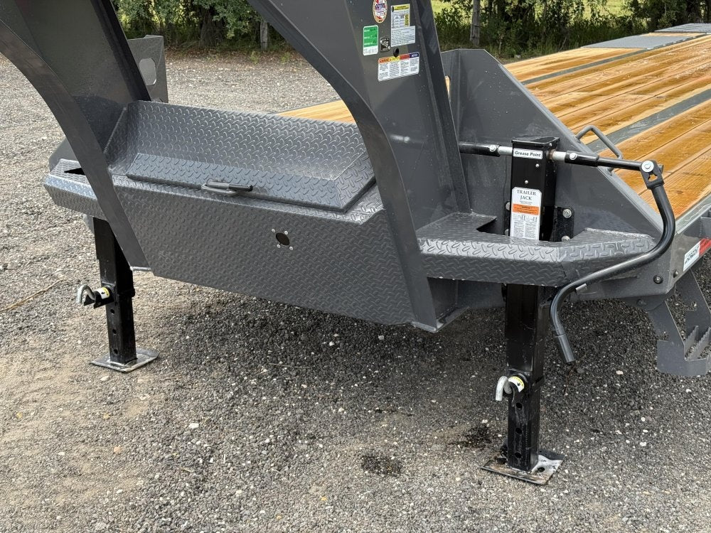 32' FHZ Gooseneck Deckover w/ Mega Ramps (2) 12K Axles - Heavy Duty Deckover/DO 12K MR - Stryker Dealership Group