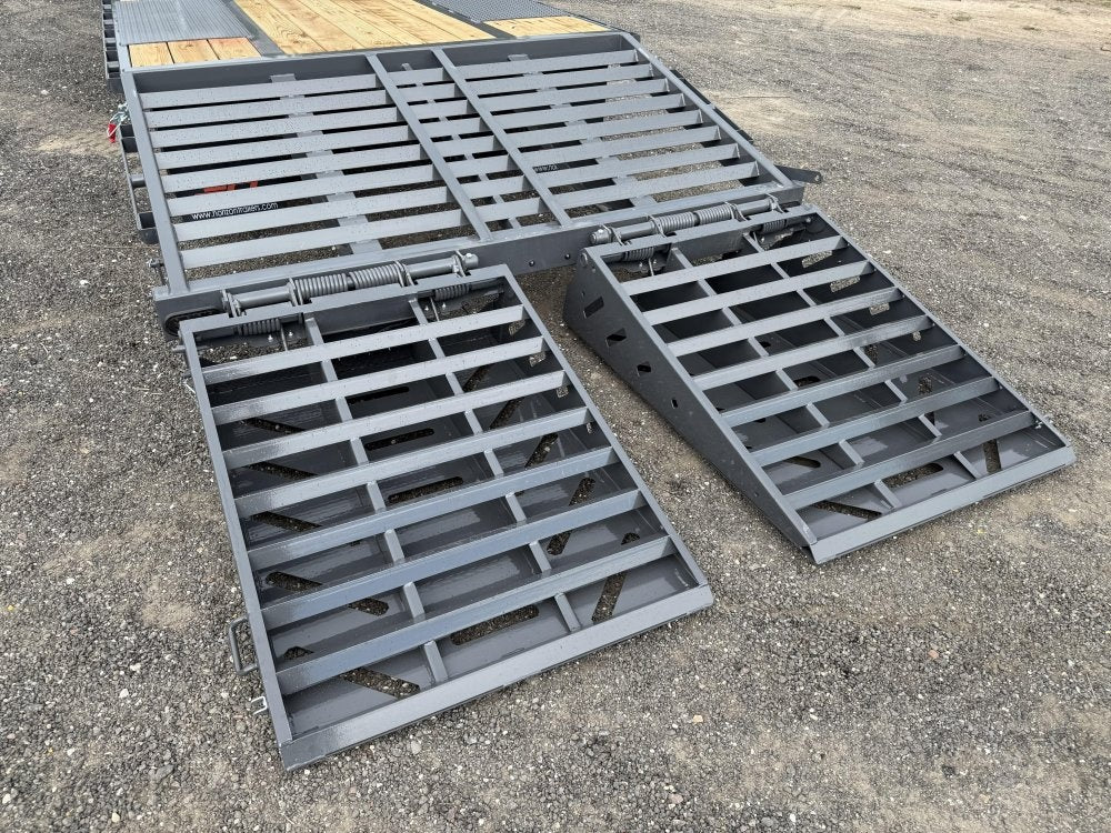 32' FHZ Gooseneck Deckover w/ Mega Ramps (2) 12K Axles - Heavy Duty Deckover/DO 12K MR - Stryker Dealership Group