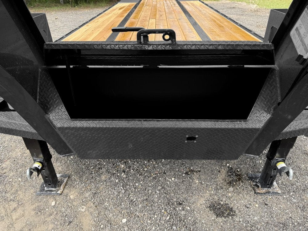 32' FHZ Gooseneck Deckover w/ Mega Ramps (2) 12K Axles - Dual Wheel Deckover/DO 12K MR - Stryker Dealership Group