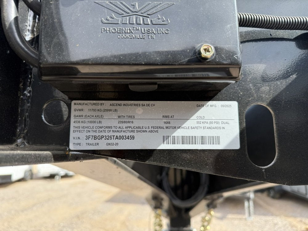 32' Stryker Gooseneck (2) 10K Axles Mega Ramps Dual Wheels - Dual Wheel Deckover - DO 10K MR DW - Stryker Dealership Group