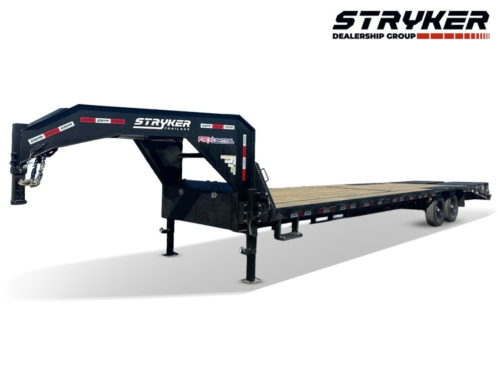 32' Stryker Gooseneck (2) 7K Axles Mega Ramps 14 ply Tires - Hotshot Non-CDL - DO 7K MR - Stryker Dealership Group