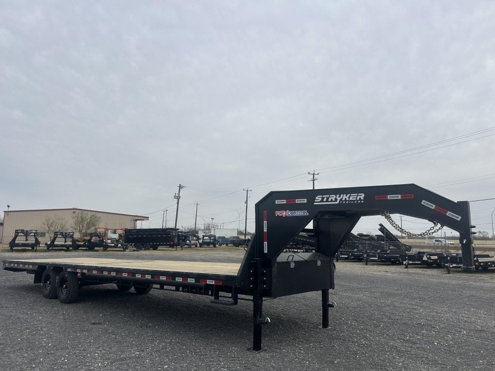 32' Stryker Gooseneck Deckover Trailer Straight Deck - (2) 7K Axles - Hotshot Non-CDL - DO 7K SD - Stryker Dealership Group