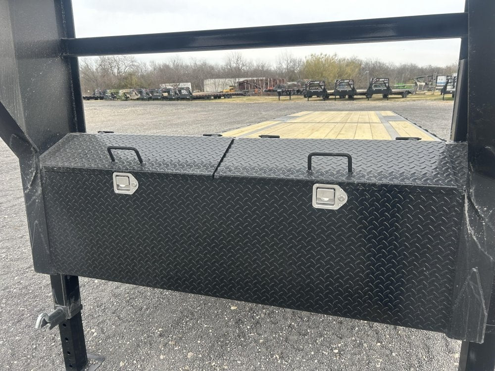 32' Stryker Gooseneck Deckover Trailer Straight Deck - (2) 7K Axles - Hotshot Non-CDL - DO 7K SD - Stryker Dealership Group