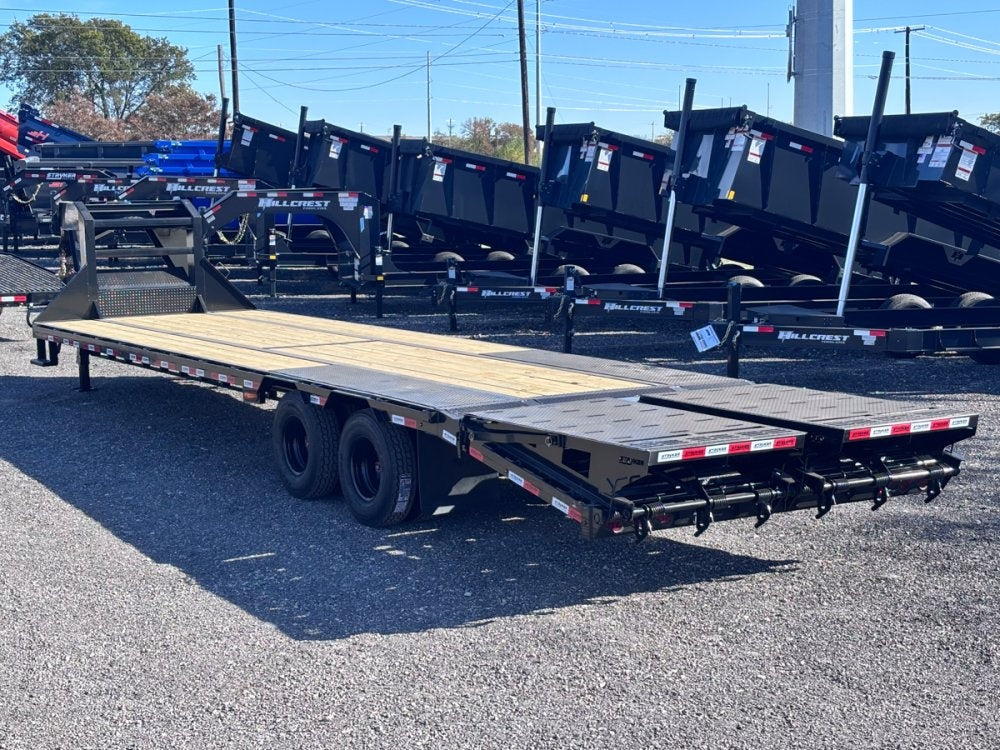 32' Stryker Gooseneck Dual Wheel Deckover Trailer Mega Ramps - (2) 12K Axles - Dual Wheel Deckover - DO 12K MR - Stryker Dealership Group