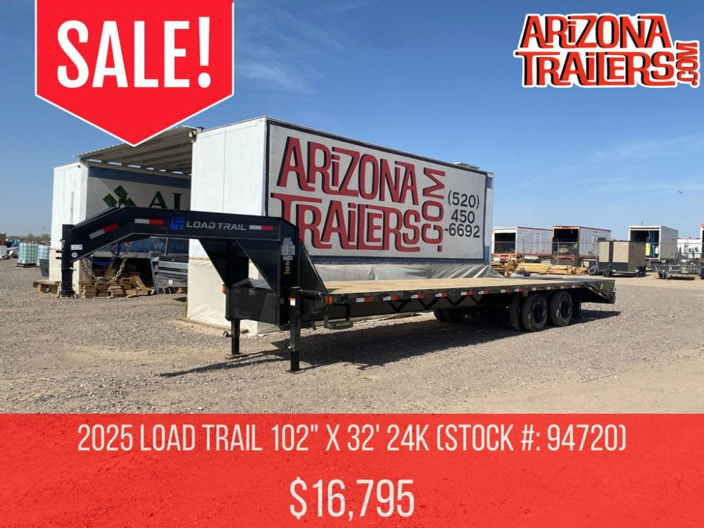 32' Tandem Dually Axle Gooseneck Equipment Hauler Trailer - DO 10K MR DW - Stryker Dealership Group