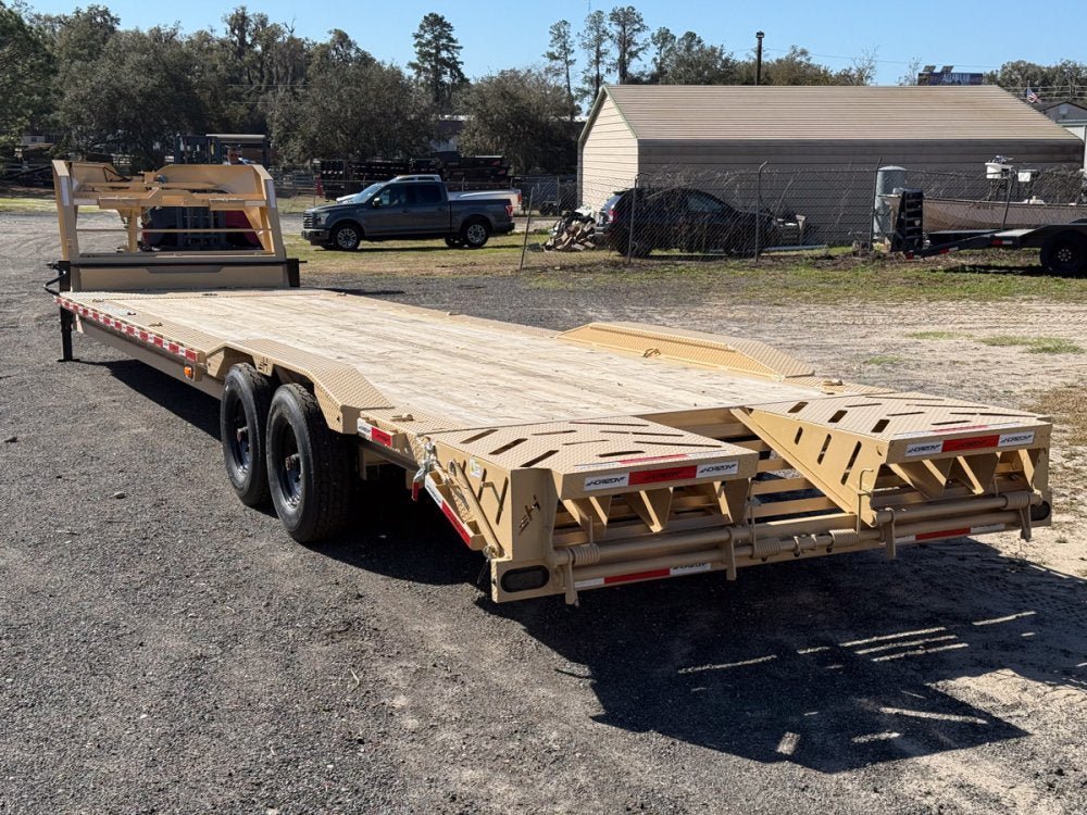 34' EWZ Gooseneck Equipment Hauler 8k Axles 012115 - Stryker Dealership Group