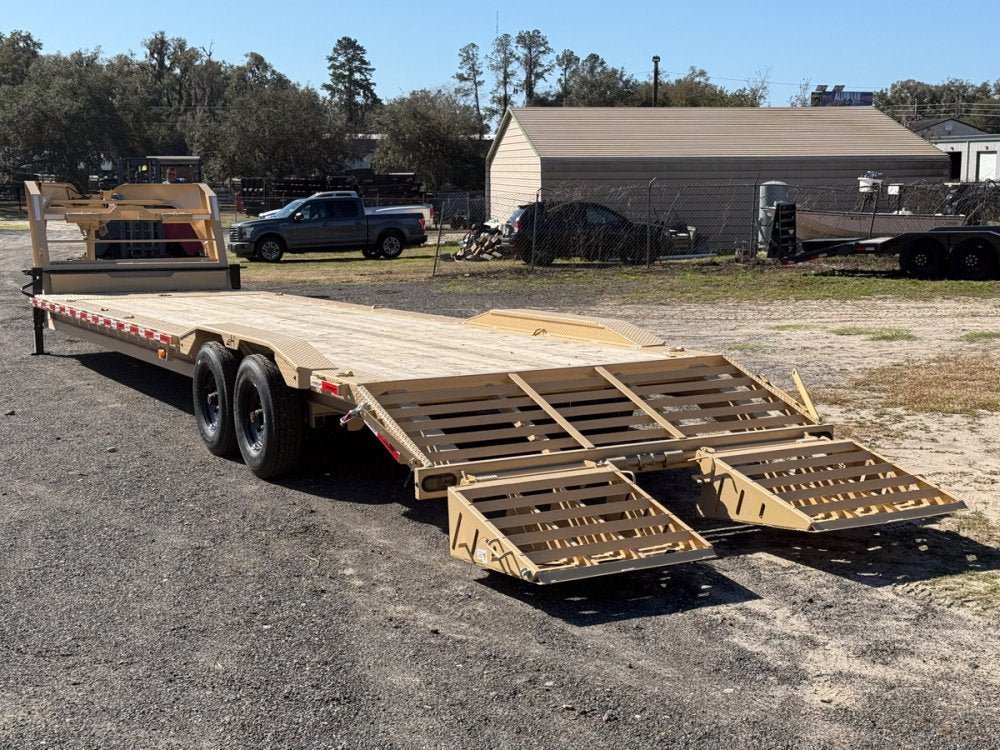 34' EWZ Gooseneck Equipment Hauler 8k Axles 012115 - Stryker Dealership Group