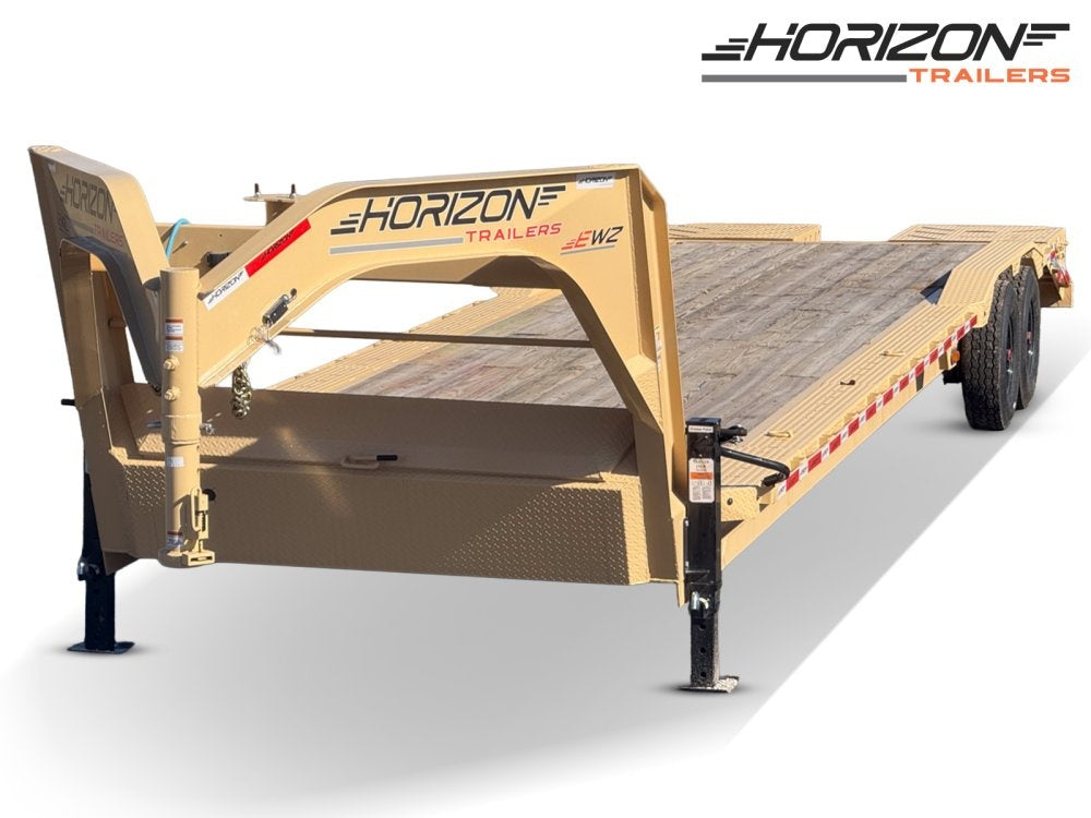 34' EWZ Gooseneck Equipment Hauler 8k Axles - Low Profile Equipment Trailers - Equipment Trailers - Stryker Dealership Group