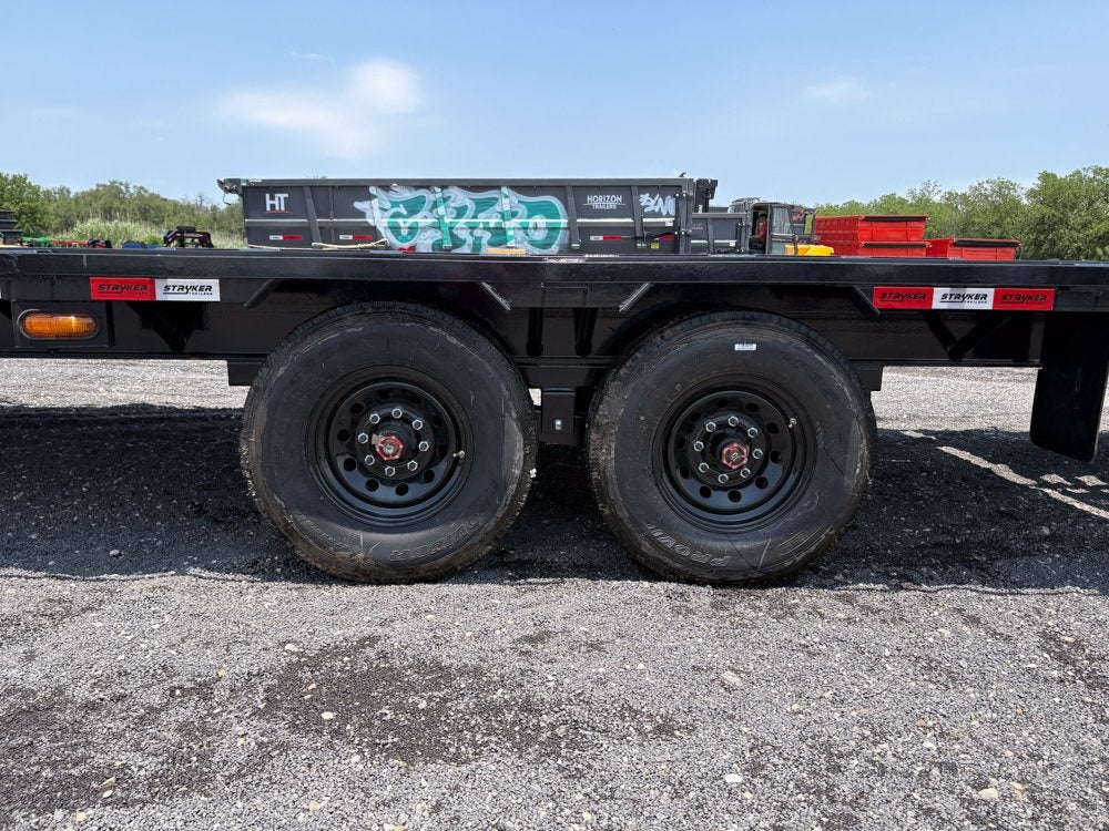 35' Stryker Gooseneck (2) 8K Axles Mega Ramps 14 ply Tires 2699 - Stryker Dealership Group