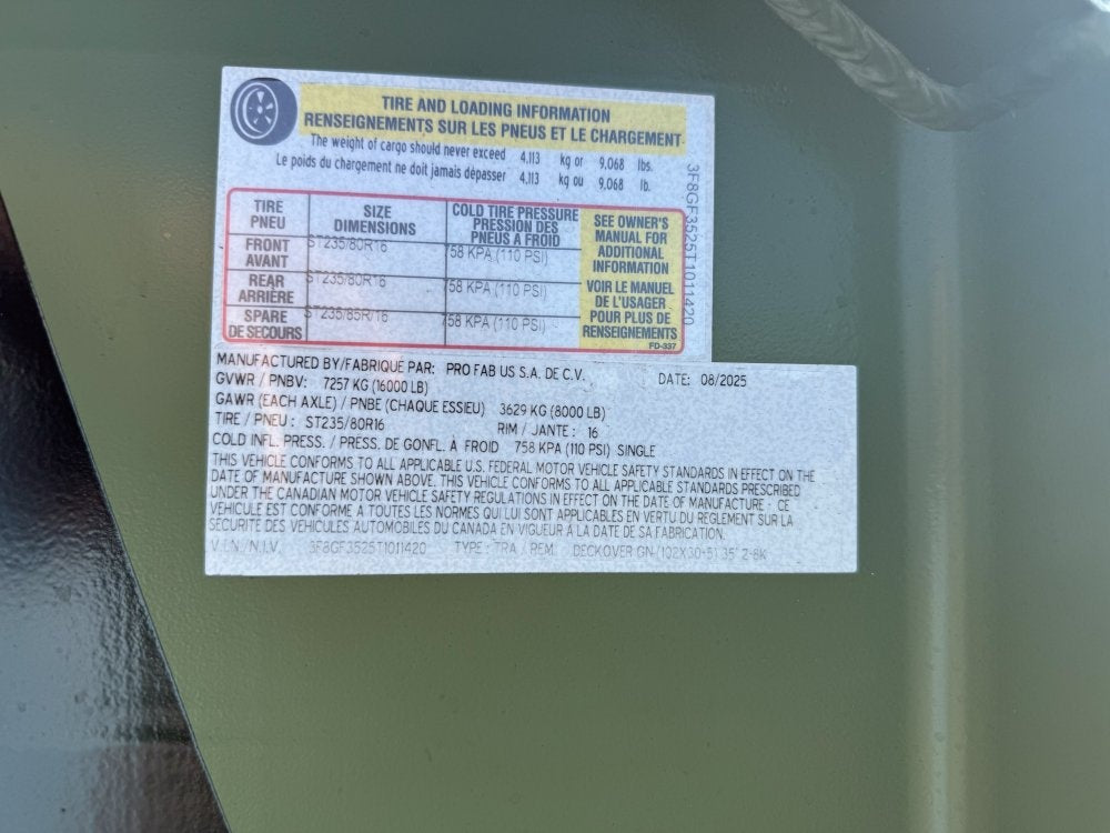 35' DKO Gooseneck Deckover 30'+5' Mega Ramps (2) 8K Axles - Hotshot Non-CDL/DO 8K MR - Stryker Dealership Group