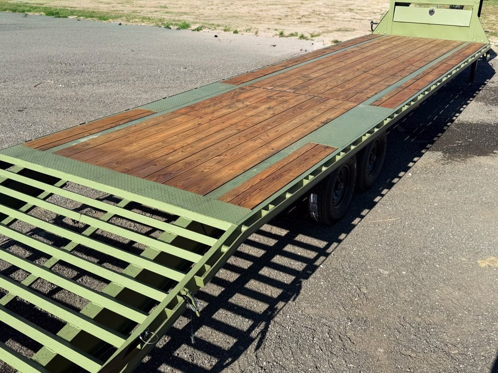 35' DKO Gooseneck Deckover 30'+5' Mega Ramps (2) 8K Axles - Hotshot Non-CDL/DO 8K MR - Stryker Dealership Group