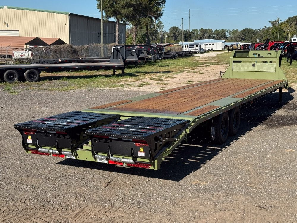 35' DKO Gooseneck Deckover 30'+5' Mega Ramps (2) 8K Axles - Hotshot Non-CDL/DO 8K MR - Stryker Dealership Group