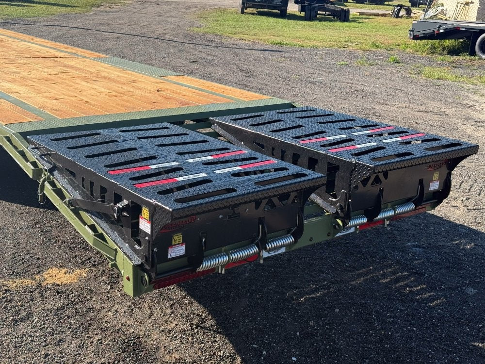 35' DKO Gooseneck Deckover 30'+5' Mega Ramps (2) 8K Axles - Hotshot Non-CDL/DO 8K MR - Stryker Dealership Group