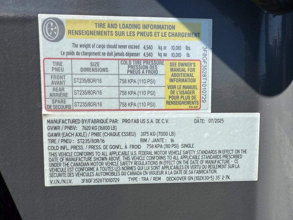 35' DKO Gooseneck Deckover 30' + 5' Mega Ramps (2) 7K Axles - Hotshot Non-CDL/DO 7K MR - Stryker Dealership Group