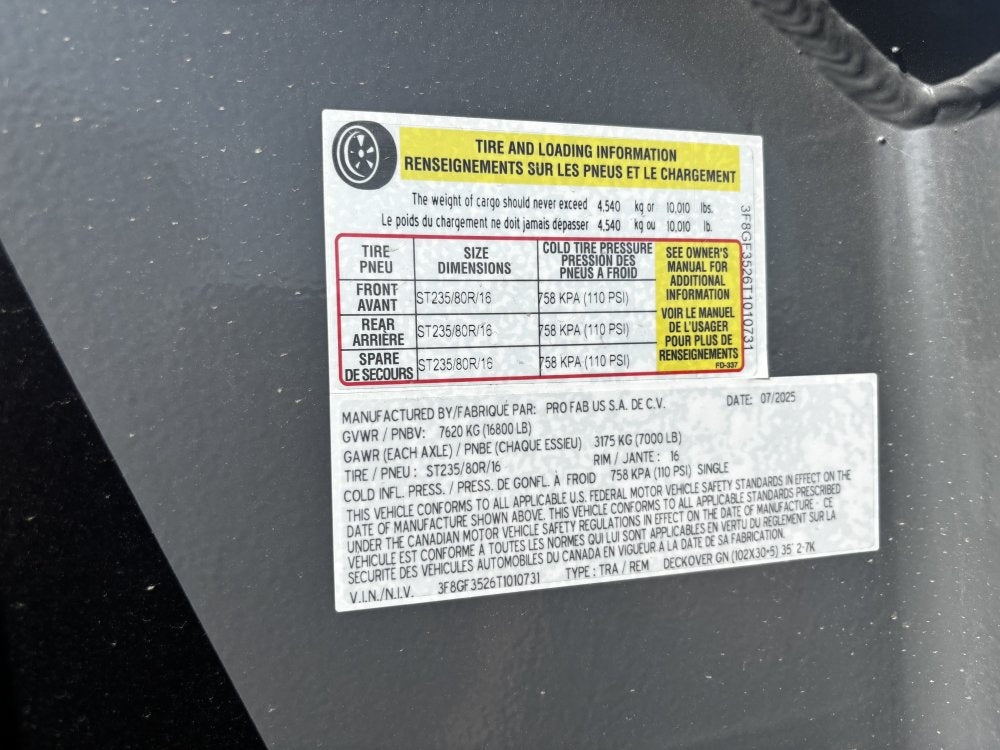 35' DKO Gooseneck Deckover 30' + 5' Mega Ramps (2) 7K Axles - Hotshot Non-CDL/DO 7K MR - Stryker Dealership Group
