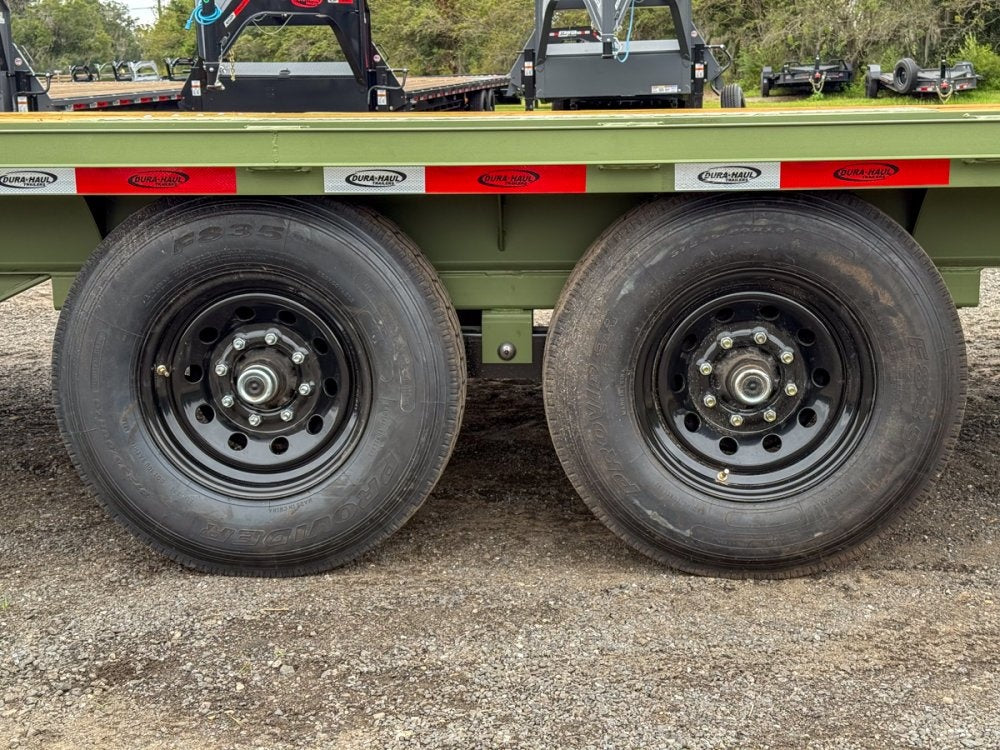 35' DKO Gooseneck Deckover 30' + 5' Mega Ramps (2) 7K Axles - Hotshot Non-CDL/DO 7K MR - Stryker Dealership Group