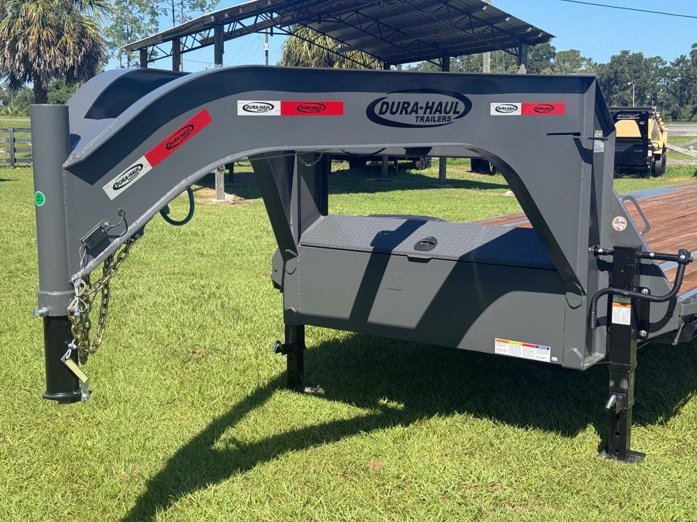 35' DKO Gooseneck Deckover 30' + 5' Mega Ramps (2) 7K Axles - Hotshot Non-CDL/DO 7K MR - Stryker Dealership Group