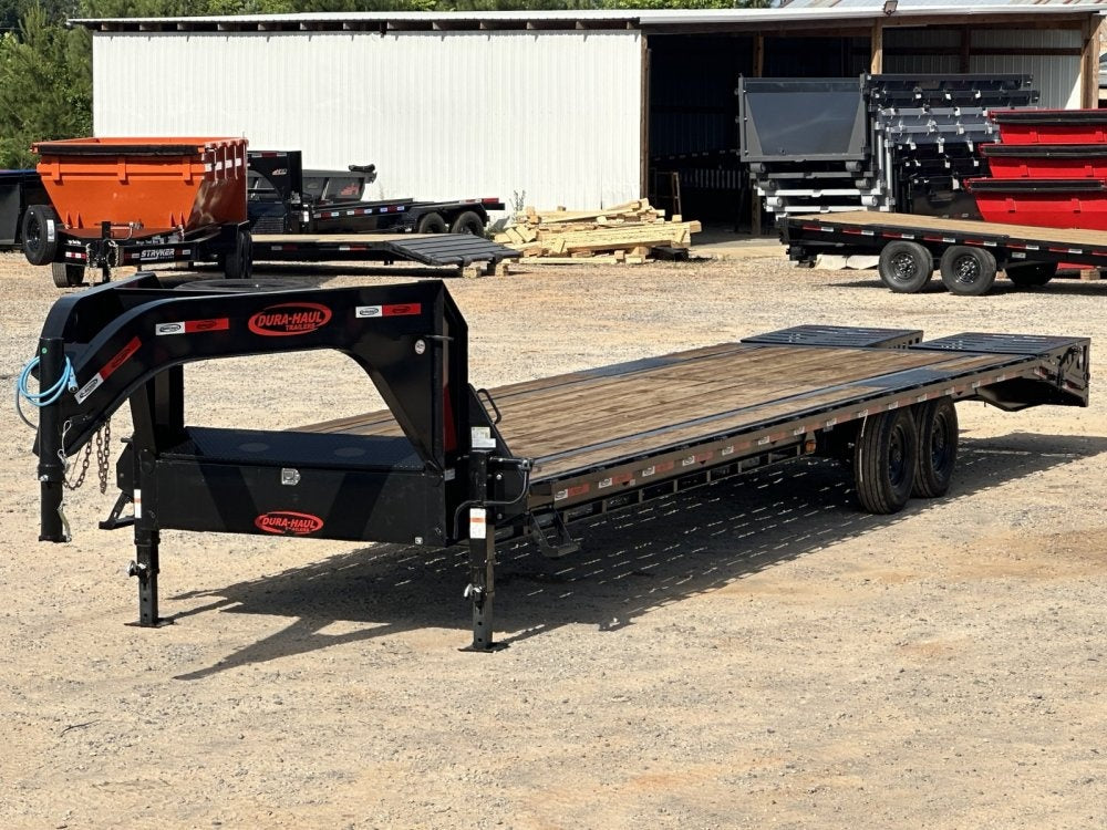 35' DKO Gooseneck Deckover 30' + 5' Mega Ramps (2) 8K Axles, 14 Ply Tires - Hotshot Non-CDL/DO 8K MR - Stryker Dealership Group