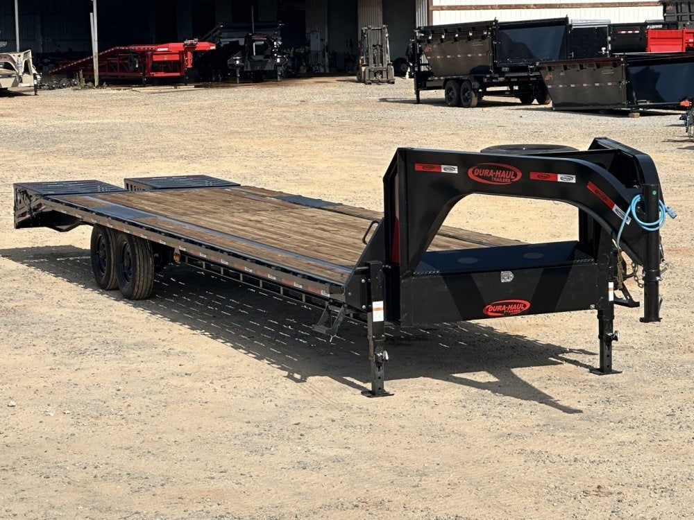 35' DKO Gooseneck Deckover 30' + 5' Mega Ramps (2) 8K Axles, 14 Ply Tires - Hotshot Non-CDL/DO 8K MR - Stryker Dealership Group