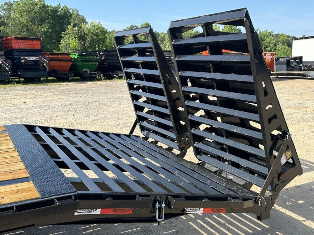 35' DKO Gooseneck Deckover 30' + 5' Mega Ramps (2) 8K Axles, 14 Ply Tires - Hotshot Non-CDL/DO 8K MR - Stryker Dealership Group