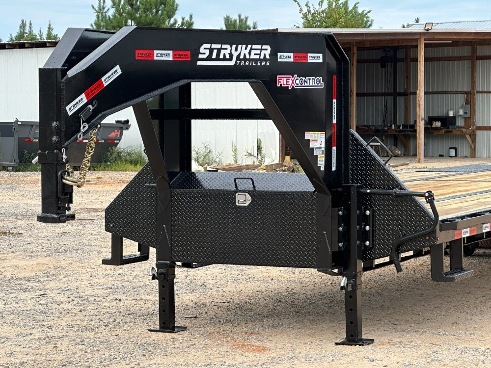 35' Stryker Gooseneck (2) 12K Axles Mega Ramps Dual Wheels - Dual Wheel Deckover/DO 12K MR - Stryker Dealership Group