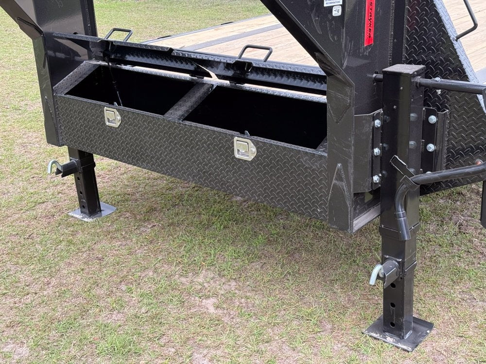 35' Stryker Gooseneck (2) 7K Axles Mega Ramps 14 ply Tires - Hotshot Non-CDL/DO 7K MR - Stryker Dealership Group