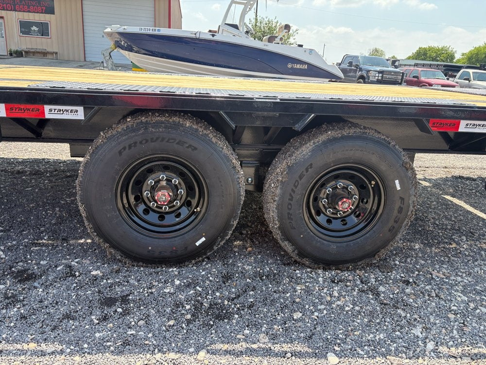 35' Stryker Gooseneck (2) 8K Axles Mega Ramps 14 ply Tires - Hotshot Non-CDL/DO 8K MR - Stryker Dealership Group