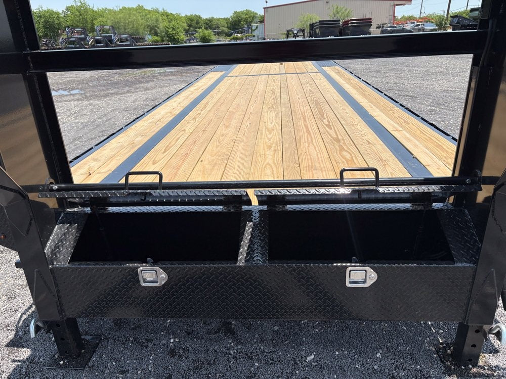 35' Stryker Gooseneck (2) 8K Axles Mega Ramps 14 ply Tires - Hotshot Non-CDL/DO 8K MR - Stryker Dealership Group